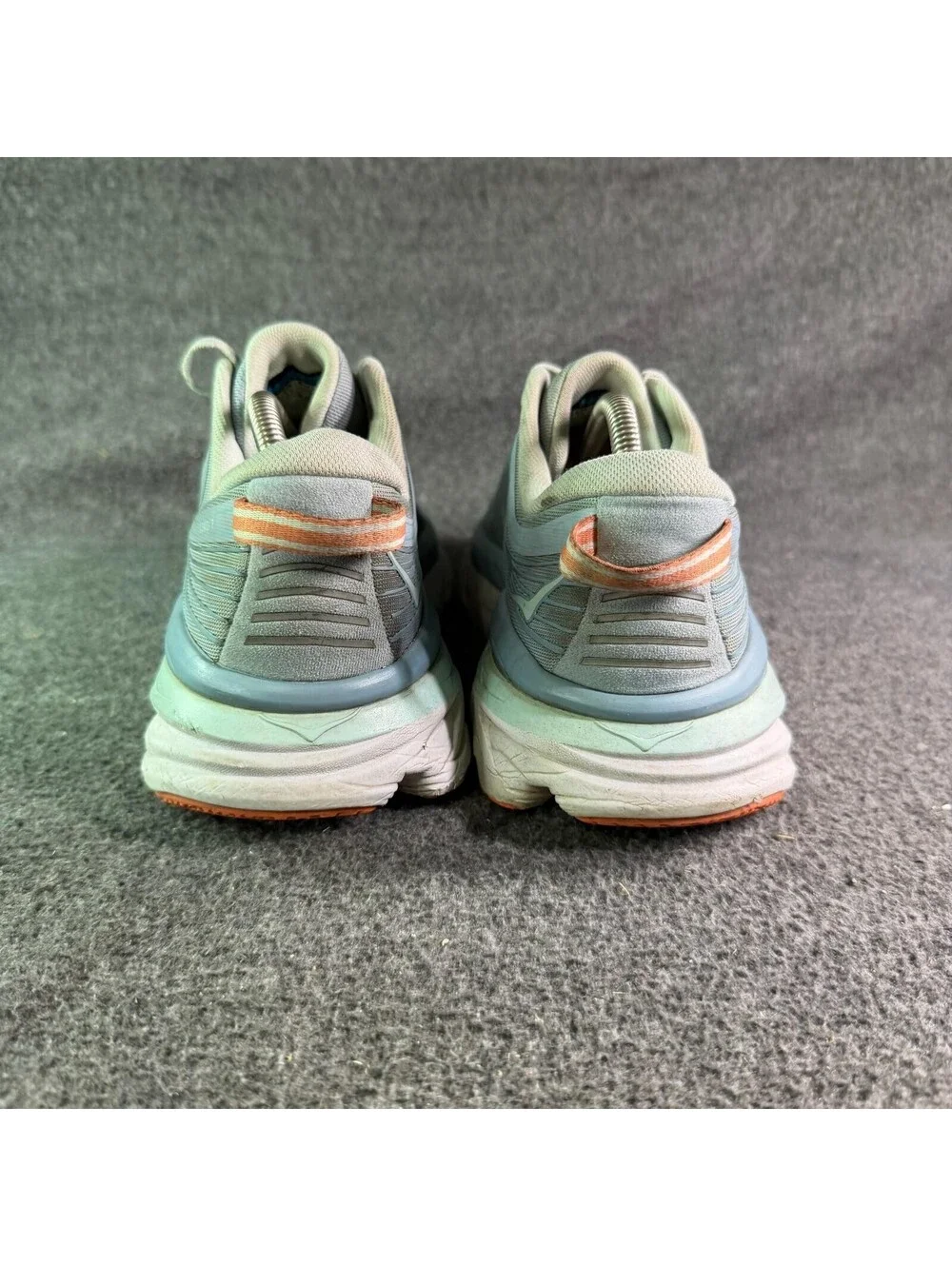 Hoka One One Bondi 7 Blue Fog Blue Glass Womens Size 10 Running Sneakers 1110519